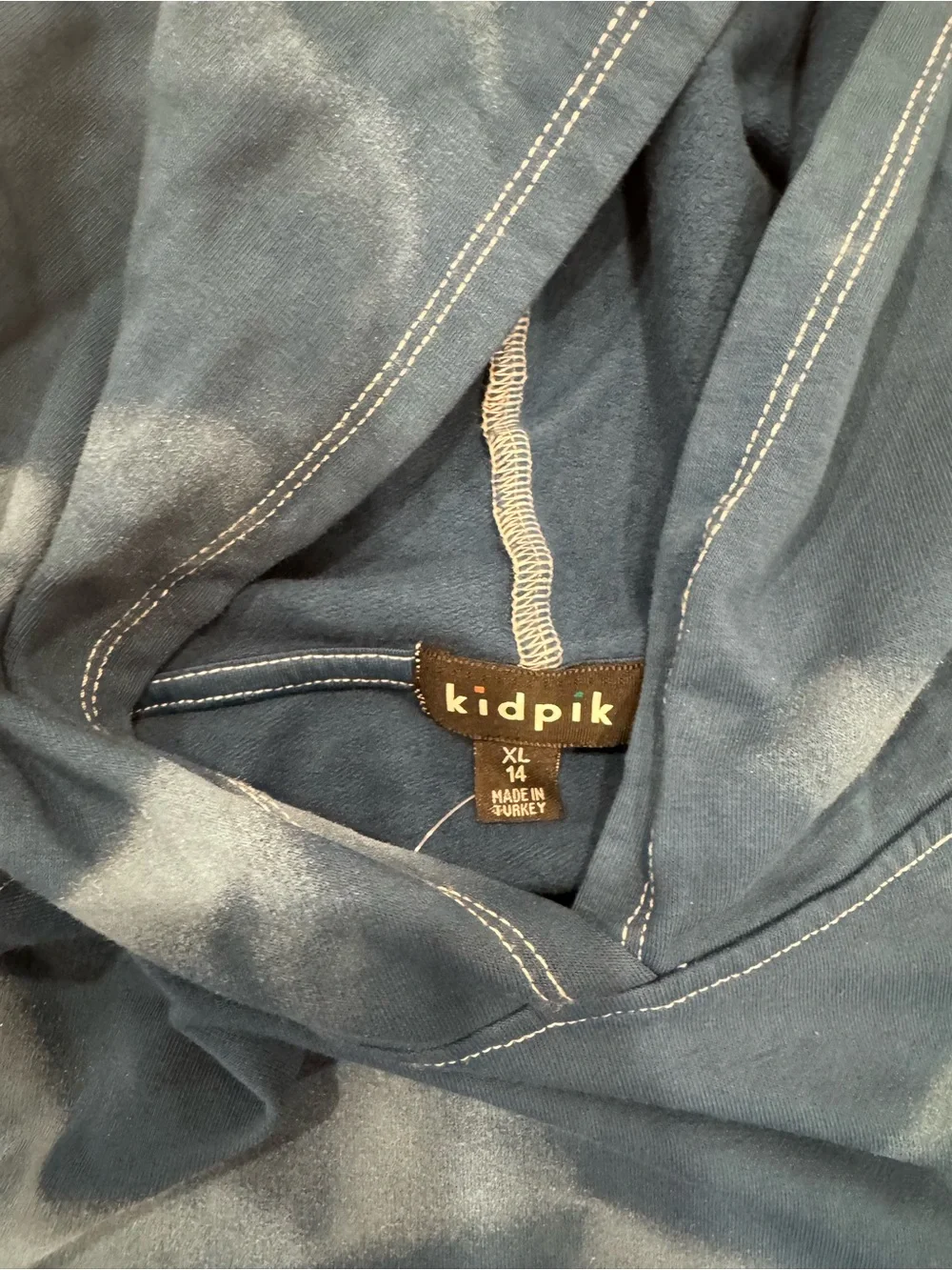 kidpik Navy Blue Pullover Hoodie